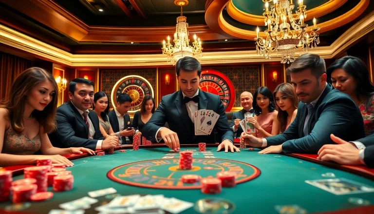 Engage in high-stakes action at the elegant casino featuring https:/sc88.bz/ and vibrant poker tables.
