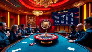 Experience the thrill of betting at nhà cái PS99 with vibrant casino visuals and excitement.