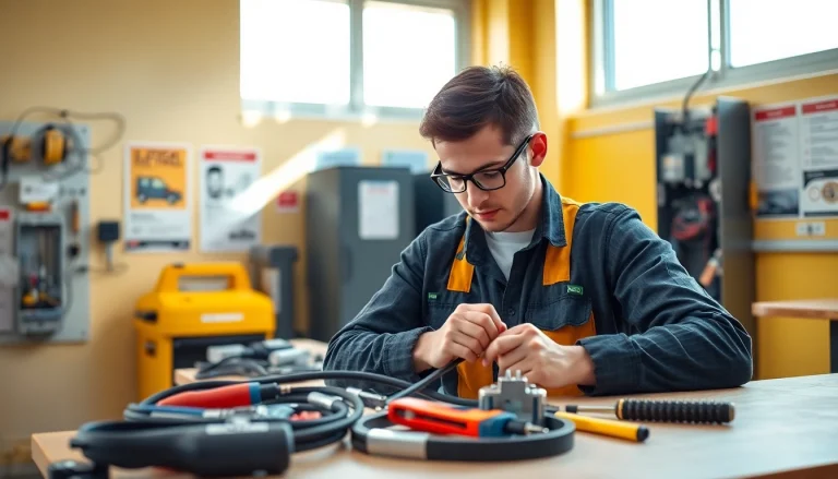 Training in an electrician trade school Colorado with hands-on learning experiences for aspiring electricians.