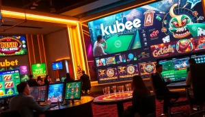 Exciting kubet online casino experience showcasing diverse gaming options and vibrant atmosphere.