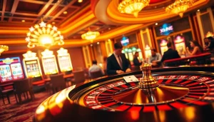 Engaged players at a roulette table, reflecting the excitement of gambling at x88ni.com.