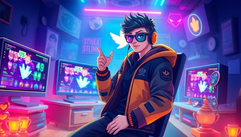 Online gaming scene featuring JAMETKUPROY88 character with vibrant digital elements.