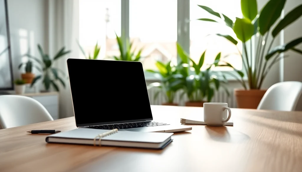 Enhance your workspace with a professional setup inspired by www.tuut.shop/en-SA, featuring a modern desk arrangement.