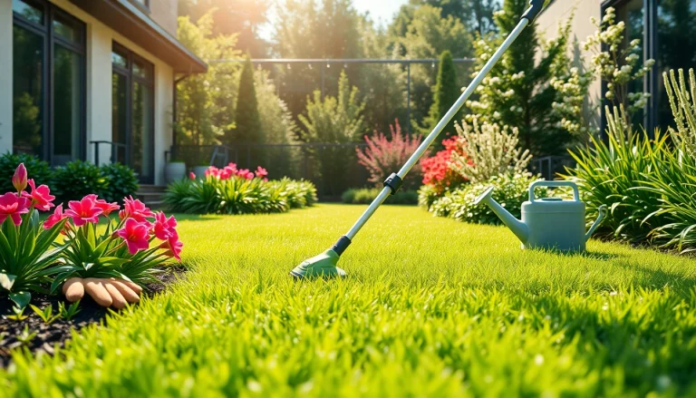NovorikX 60V Cordless String Trimmer in a vibrant garden setting, showcasing efficient yard care.