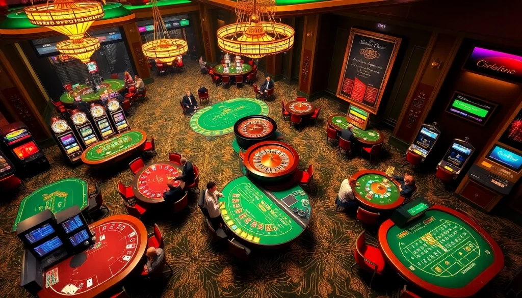 Engaged gamblers at a luxurious casino table with cards, emphasizing https://s8ok.com/ gaming experience.