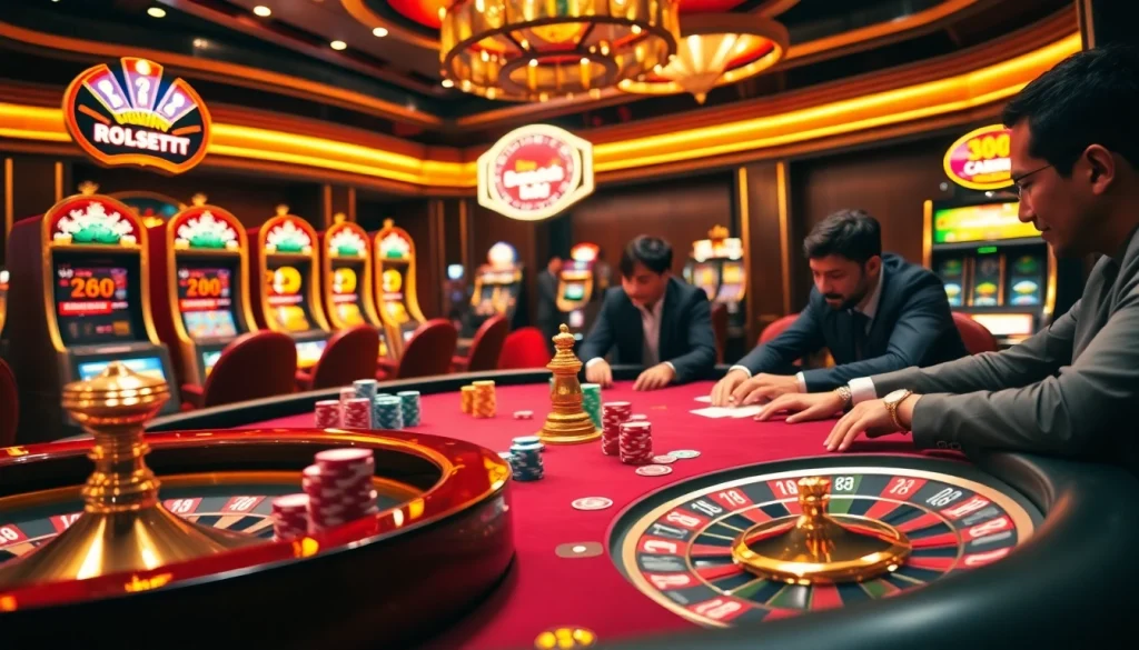 Experience the thrill of tg88 gambling at a luxurious casino poker table with vibrant chips and cards.