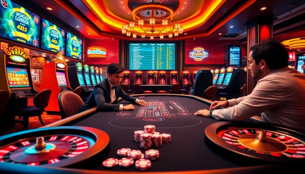 Online gambling excitement at https://u888hv.com/ with players engaged at a luxurious poker table.