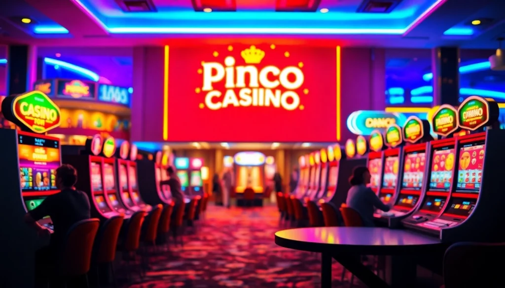 Oyunçuların iştirak etdiyi en yaxsi Pinco Casino oyunlari ilə dolu kazino mühiti