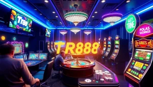 TR88 trang chủ - Exciting online gambling environment with players enjoying digital casino games.
