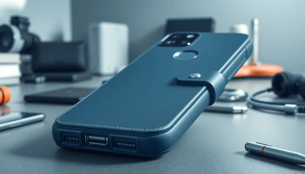 Abschließbare Handytasche mit sicherem Verschluss, die für Schutz und Stil sorgt.