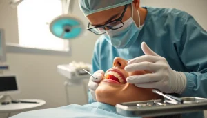 Orthognathic surgery Hawthorn: Experienced orthodontic surgeon performing surgery with care.
