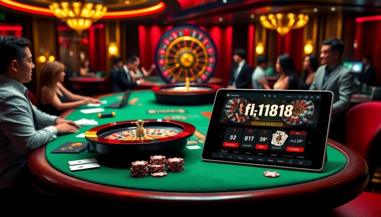 Experience the excitement of f168 đăng nhập in a luxurious casino filled with vibrant games and professional dealers.