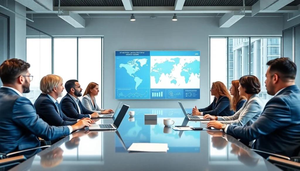 Executives engaged in Acquisition Planning during a productive business meeting.