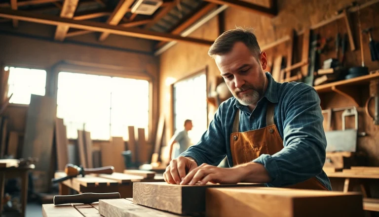 Explore carpentry courses durban with skilled craftsmanship in a warm woodworking workshop.