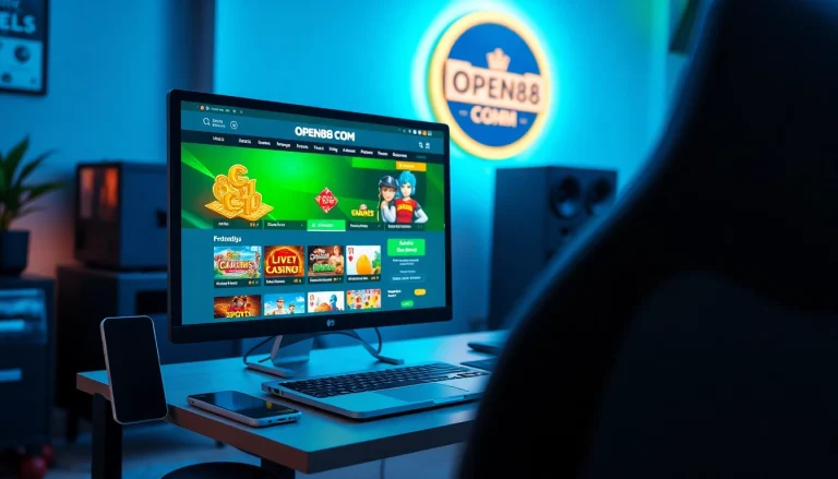 Experience immersive online gaming at OPEN88 COM with vibrant visuals and interactive features.