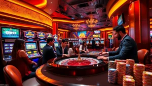Experience the excitement of gambling at https://kk55.space/ with vibrant casino tables and engaging players.