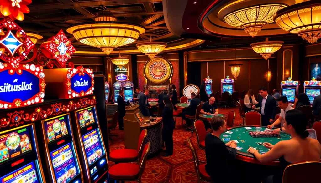 A thrilling gameplay moment at situs slot nekatwin with vibrant slot machines revealing big wins.