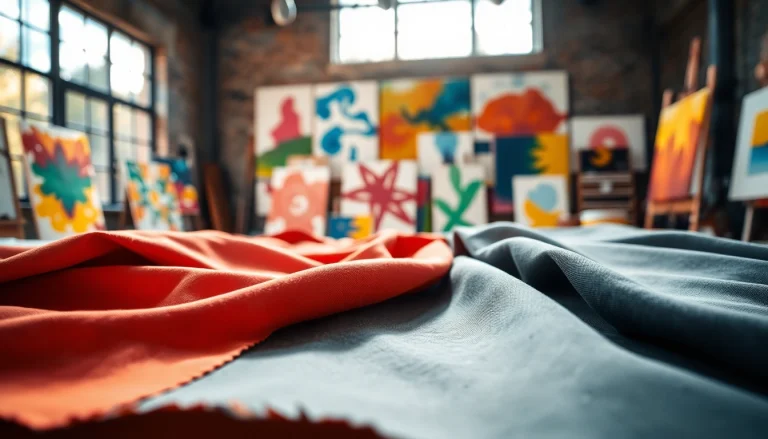 Bekijk verschillende canvas stoffen met unieke texturen en kleuren voor creatieve projecten.