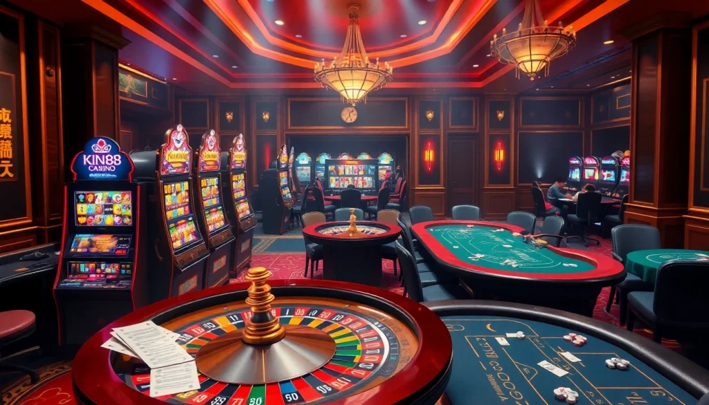 Experience thrilling gameplay at xin88 with vibrant slot machines and exciting poker tables.