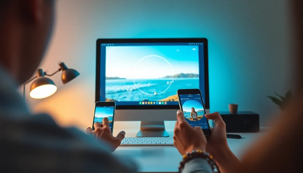 Circle photo cropping tool in action, showcasing a user-friendly interface and vibrant image.