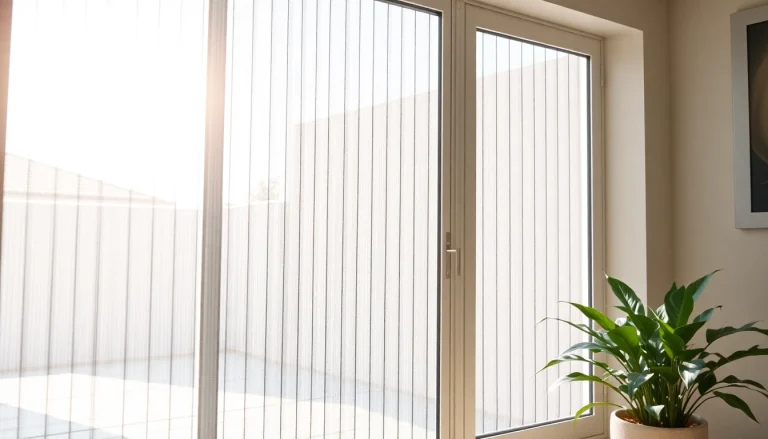 Myggenet dør installeret elegant ved en lysende døråbning, som sikrer komfort og stil.