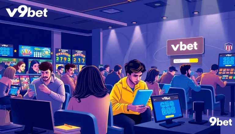 Experience diverse betting options at link v9bet in a vibrant online gaming scene.