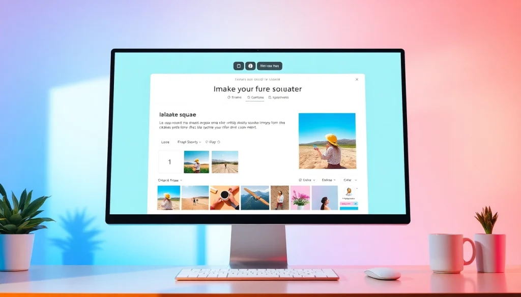 Make image square using an intuitive online tool for enhanced creativity and social media appeal.