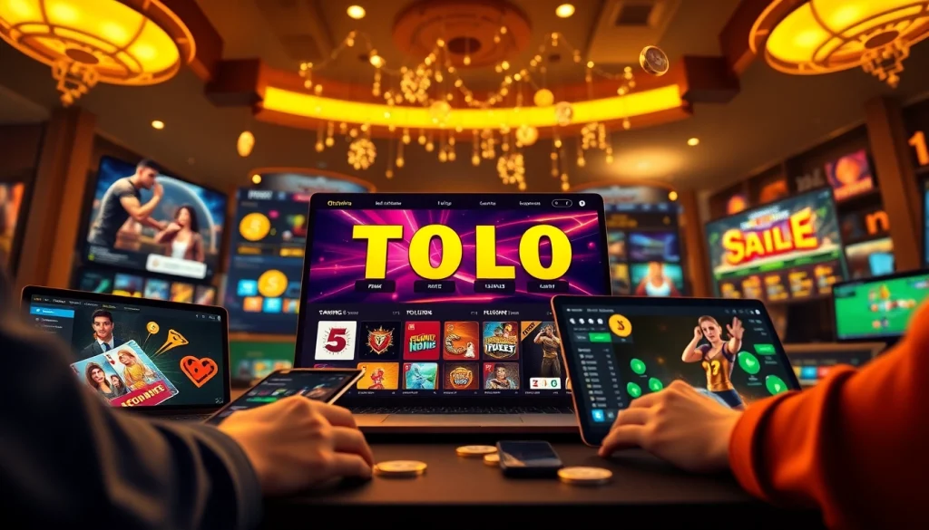 Dynamic online gambling interface showcasing various games at https://nhacaiuytin.tokyo/